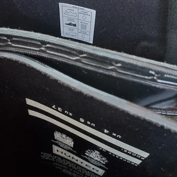 Hunter Boots Black sz US 6 - Picture 8 of 10